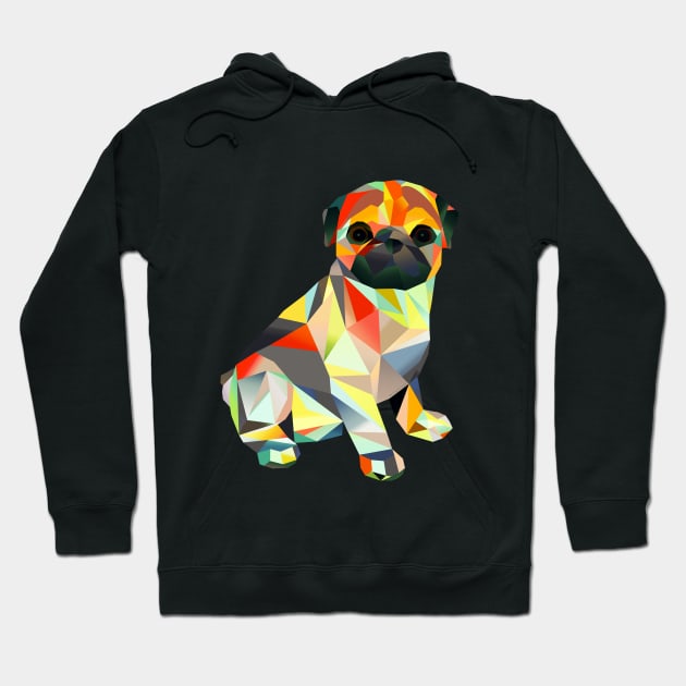 Pug Molly Mops Hoodie by MissCoopersLounge